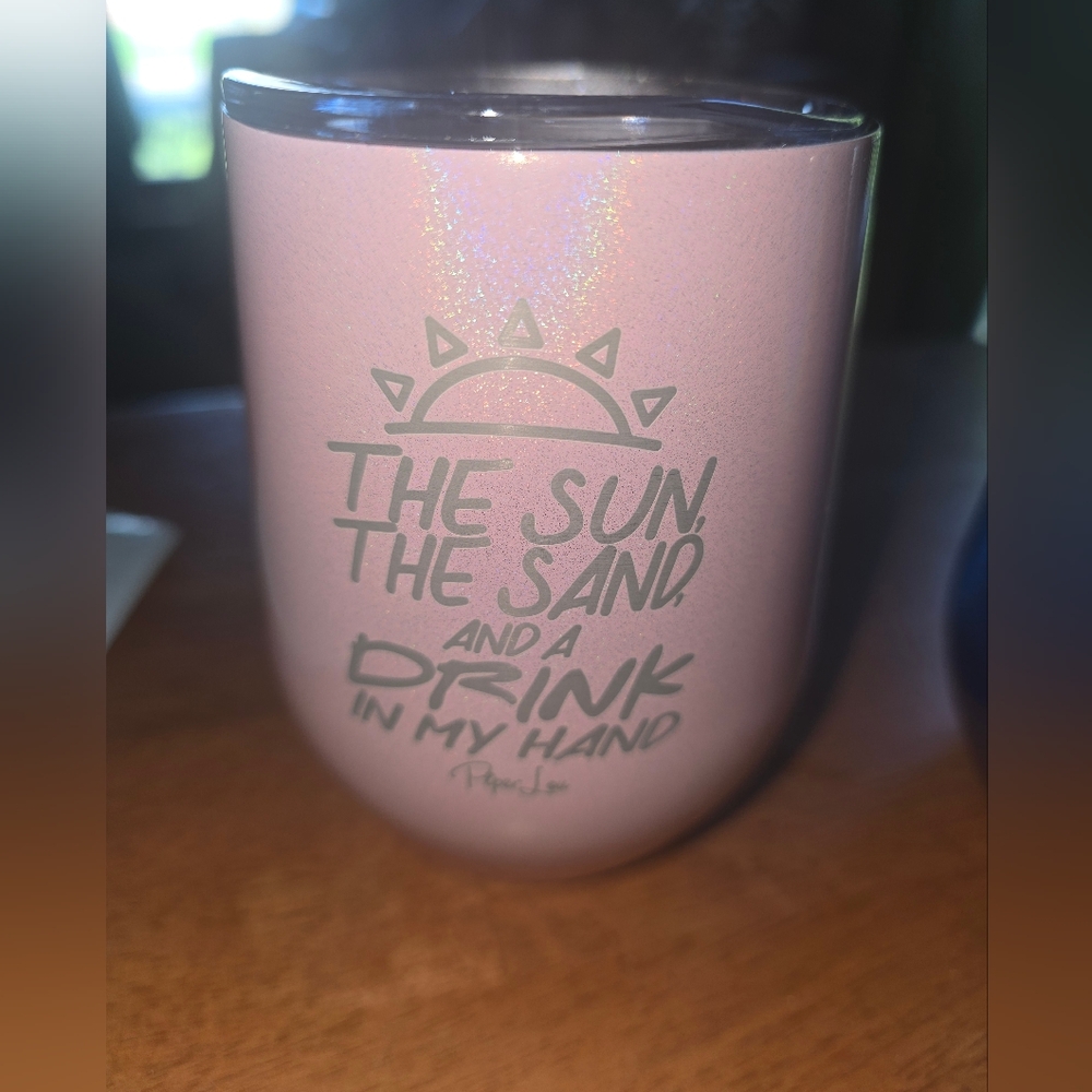 Pink Tumbler with Funny Quote